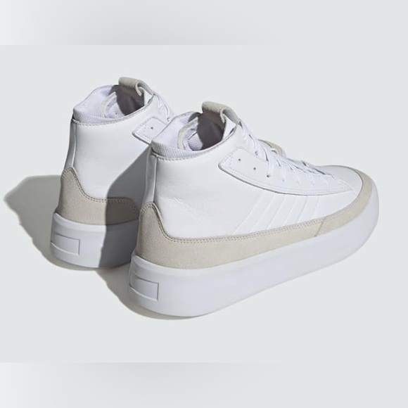 NIB [Adidas] ZNSORED Hi-Top Sneakers Cloud White Unisex Mens 11.5, Womens 12.5 - Picture 5 of 15